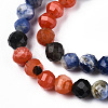 Natural & Synthetic Mixed Gemstone Beads Strands G-D080-A01-01-09-3