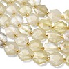 Natural Lemon Quartz(Heated) Beads Strands G-L660-A05-01-4