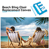 Canvas Cloth Beach Lounge Chair Cover with Pillows AJEW-WH0342-54B-4