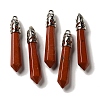 Natural Red Jasper Pointed Big Pendants G-Z055-01P-18-1