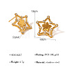 304 Stainless Steel Rhinestone Stud Earrings WGBC621-03-1