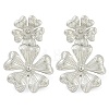 Non-Tarnish 304 Stainless Steel Stud Earrings for Women EJEW-S227-45P-1