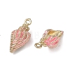 Spray Painted Alloy Pendants AL-CBAE84A-08A-3