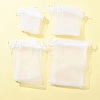 30Pcs 4 Styles Rectangle Organza Bags Jewellery Storage Pouches Wedding Favour Party Mesh Drawstring Gift OP-FS0001-01C-9