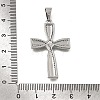 Brass Micro Pave Clear Cubic Zirconia Pendants CU-CBA4BAF-06P-3