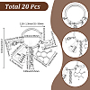 20Pcs Alloy Chemistry Theme Keychains KEYC-SC00036-2