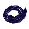 Opaque Glass Beads Strands GLAA-Q113-03A-C05-2