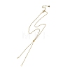 Adjustable 304 Stainless Steel Ball Chains Slider Necklaces Making AJEW-JB01661-01-1