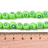 Handmade Polymer Clay Beads Strands PY-CBAEC33-02O-4