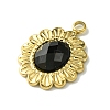 Ion Plating(IP) Real 14K Gold Plated 304 Stainless Steel with Glass Pendant FIND-Z028-30C-2
