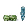 Polymer Clay Rhinestone Beads RGLA-D050-03-5