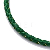 Polyester Cord Braided Bracelet Makings MAK-Z003-01P-21-2