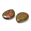 Natural Unakite Pendants G-Z088-02E-2