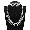 Alloy Chain Necklaces & Stud Earrings & Bracelets Sets FS-WG5EDEB-10-2