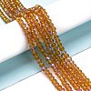 Electroplate Glass Beads Strands X1-EGLA-A034-T6mm-L01-4