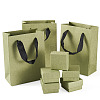 5Pcs Square Paper Jewelry Display Cases CON-TA0001-39A-01-2
