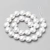Shell Pearl Beads Strands PEAR-Q008-14-2