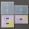 2Pcs Rectangle Socket Panel Silicone Mould Sets DIY-O015-08-2