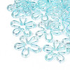 Plated UV Acrylic Beads TACR-S161-04C-1