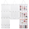 2Pcs 2 Styles Felt Large Capacity Hair Clips Storage Hangers AJEW-ME0003-34B-1