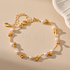 Brass Link Chain Bracelets WG5E311-01-2
