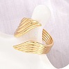 304 Stainless Steel Cuff Open Rings SA-H001-17G-3