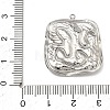 Two Tone 304 Stainless Steel Pendants STAS-K322-18D-GP-3