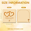 Wooden Commemorative Cards WOOD-WH0040-005-2