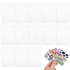 100Pcs PP Plastic Tape Sample Board KY-WH0001-088-1