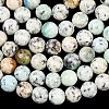 Natural K2 Stone Beads Strands G-K405-B02-6mm-5