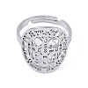 Non-Tarnish 304 Stainless Steel Adjustable Finger Rings RJEW-C074-01P-3