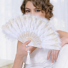 Plastic Folding Fan with Tassels AJEW-WH20130-170A-6