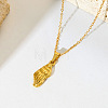 201 Stainless Steel Pendant Necklaces WGE4224-02-1