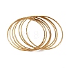 7Pcs 304 Stainless Steel Bangles for Women BJEW-C132-05G-4