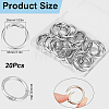 SOFPLATE Zinc Alloy Spring Gate Rings FIND-SP0001-08C-2