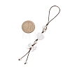 4Pcs Shell & Glass Pearl  Hanging Ornaments HJEW-TA00425-3