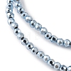 Electroplate Beads Strands EGLA-H104-01E-3
