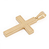 1Pc Brushed 304 Stainless Steel Pendants STAS-TADJ0001-07G-2