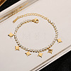 304 Stainless Steel Charm Bracelets WG4CBE1-01-3