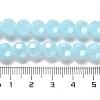 Electroplate Glass Beads Strands EGLA-A035-J8mm-A09-4