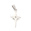 304 Stainless Steel Pendants X-STAS-K243-29P-2