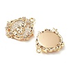 Rack Plating Brass Micro Pave Cubic Zirconia Pendants KK-K333-81G-2