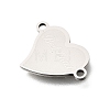 201 Stainless Steel Connector Charms STAS-B143-03A-P-2