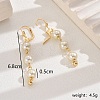 New Chinese Style Copper Tassel Bead Earrings for Women Party FF1600-1-1