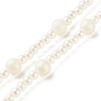 Spray Painted Acrylic Beads Mobile Straps HJEW-JM00683-02-1