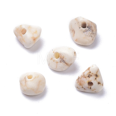 Natural Magnesite Beads Strands TURQ-P001-02A-11-1