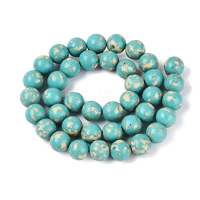 Synthetic Turquoise Beads Strands G-N364-08D-01-1