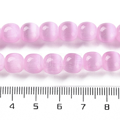 Natural Selenite Beads Strands G-B103-A01-04-1