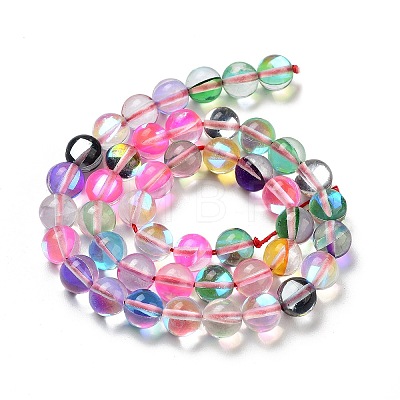 Transparent Glass Beads GLAA-B022-8mm-11-1