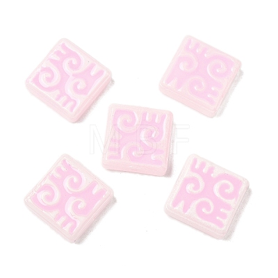 Dyed & Heated Baking Paint Glass Beads LAMP-D004-03F-1
